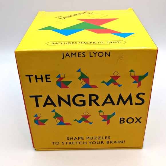 The Tangrams Box: Shape Puzzles to Stretch Your Brain Over 200 Puzzles! Magnetic - Picture 4 of 16